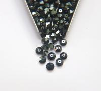 5x3mm Crystal Swarovski 5305 Flat Bicone Beads Jet Hematite 36/72/144/432/720 Pieces vintage premium beads, wedding embellishments