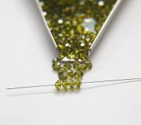 5x3mm Crystal Swarovski 5305 Flat Bicone Beads Green Olivine (228) 36/72/144/432/720 Pieces vintage premium beads, wedding embellishments