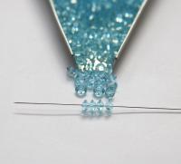 5x3mm Crystal Swarovski 5305 Flat Bicone Beads Aquamarine (202) 36/72/144/432/720 Pieces vintage premium beads, wedding embellishments