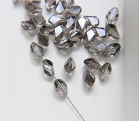 Swarovski Art 5650 (12mm) Cubist Crystal Beads in Black Diamond Satin 2/6/24/72 pieces Vintage Crystals