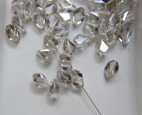 Swarovski Art 5650 (12mm) Cubist Crystal Beads in Crystal Silver Shade 2/6/24/72 pieces Vintage Crystals