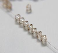 6 mm Crystal Honey Preciosa Bicones 12/36/72/144/288 Pieces Jewelry making beads Made in Czech Republic