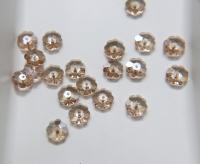 Preciosa Crystal Honey Loch Flowers (Marguerite Lochrose, Margarita Flower), Flower Beads 2/6/12/36 pieces Vintage findings