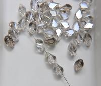 Swarovski Art 5650 (12mm) Cubist Crystal Beads in Crystal Silver Shade 2/6/24/72 pieces Vintage Crystals