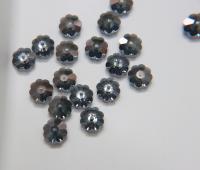 Preciosa Crystal Valentinite Loch Flowers (Marguerite Lochrose, Margarita Flower), Flower Beads 2/6/12/36 pieces Vintage findings