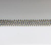 10PP PRECIOSA Cup Chain Clear Rhinestone Cup Chain 1.6mm - Brass Setting - Crystal Clear 0.5/1/2/5 Meters Nail Art