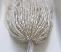 11/0 Hanks Charlotte Cut Beads Matt Crystal Silver Lined 1/5/25/50/100 Hanks PREMIUM SEED BEADS, Native Supplies