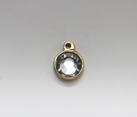 Swarovski 10mm Round setting drop one loop (4 Colours) 12/24/100/500 Pieces jewelry supplies