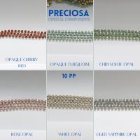 10PP PRECIOSA Cup Chain Clear Rhinestone Cup Chain 1.6mm - Brass Setting - Crystal Clear 0.5/1/2/5 Meters Nail Art