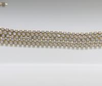 10PP PRECIOSA Cup Chain Clear Rhinestone Cup Chain 1.6mm - Brass Setting - Crystal Clear 0.5/1/2/5 Meters Nail Art