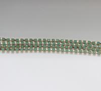 10PP PRECIOSA Cup Chain Clear Rhinestone Cup Chain 1.6mm - Brass Setting - Crystal Clear 0.5/1/2/5 Meters Nail Art