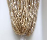11/0 Czech Two Cut Seed Bead Light Topaz Luter 1/5/25 Full hanks Preciosa Ornella loose beads, mix beads, embroidery materials, craft supply