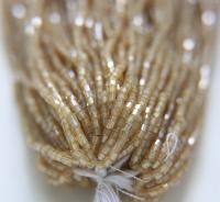 11/0 Czech Two Cut Seed Bead Light Topaz Luter 1/5/25 Full hanks Preciosa Ornella loose beads, mix beads, embroidery materials, craft supply