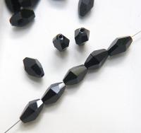 5203 – 12x8mm Swarovski Polygon Bead in Jet 6/36/144 Pieces jewelry making beads PREMIUM MATERIALS