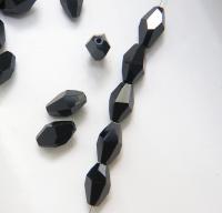 5203 – 12x8mm Swarovski Polygon Bead in Jet 6/36/144 Pieces jewelry making beads PREMIUM MATERIALS