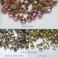Swarovski 34ss Chatons Round (3 colours) 6/12/24/100/300 Pieces Rhinestone, repair, embellishments, art