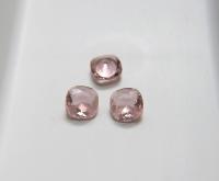 Vintage Swarovski 12mm Cushion Cut in Vintage Rose 4461 Premier Crystal 2 Pieces fancy stones, jewelry making, craft supply