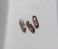 Vintage Swarovski 4161 Long Classical Oval 21x7mm Light Rose Satin unfoiled (2 Pieces) gemstones, jewlery making, color zirconium