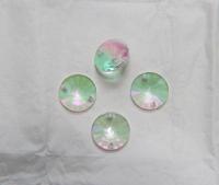 Swarovski 3200 16MM Rivoli Sew-On Stones in Crystal Transmission, embroidery, 2/6/12/24 pieces bridal decorations, embroidery materials