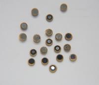 16SS Vintage Swarovski Hotfix Silver/Gold Ringed Rose 2039 Swarovski Roses (4mm) Made in Austria 36/72/288/720 Pieces