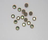 20SS Vintage Swarovski Hotfix Silver/Gold Ringed Rose 2039 Swarovski Roses (4.7mm) Made in Austria 36/72/288/720 Pieces