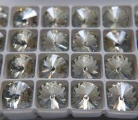 18mm Preciosa 46 11 177 Rivoli CRYSTAL Blonde Flair Foiled 2/6 pieces jewelry making stones