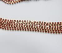 12SS Rhinestone Chain Swarovski vintage 3mm (0.5/1/2/5 Meters) vintage findings, strass chains, PREMIUM supplies, wedding decorations, laces