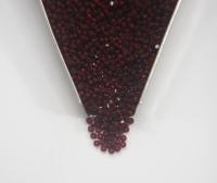 11/0 Charlotte Cut Beads Matt Siam Antique Gold Lined 10/20/50/250/500 Grams embroidery materials, jewelry making, native beads