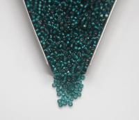 11/0 True cuts Charlotte Beads Blue Zircon Antique Gold Lined 10/20/50/250/500 Grams PREMIUM SEED BEADS, Native Supply