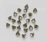 6mm Swarovski 4842 Pyramid Stone Vintage Austrian lead crystal rhinestones jewelry making findings