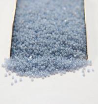 15/0 Charlotte Cut Beads in Light Sapphire Opal 5/10/20/50/250/500 Grams native craft supplies, jewelry making, embroidery