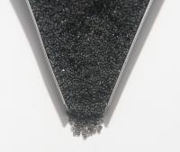 13/0 Charlotte Cut Beads Crystal Matt Graphite Lined 5/10/20/50/250/500 Grams embroidery materials, jewelry making, vintage beads