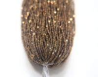 11/0 Hanks Charlotte Cut Beads Cocoa Dorado 1/5/25/50/100 Hanks 2.0mm glass beads, jewelry supply, findings, craft supply, vintage supply