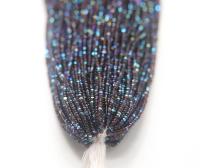 11/0 Hanks Charlotte Cut Beads Patina Transparent Smoked Topaz Aurore Boreale 1/5/25/50/100 Hanks PREMIUM SEED BEADS, Native Supplies