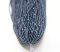 11/0 Hanks Charlotte Cut Beads Denim Blue Opal 1/5/25/50/100 Hanks 2.0mm jewellery rare glass beads, jewelry supply, Native supply