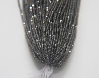 11/0 Hanks Charlotte Cut Beads MATT Gunmetal 1/5/25/50/100 Hanks PREMIUM Seed Beads, Native Supplies, embroidery beads
