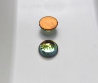 Swarovski 18 mm Vintage Crystal Tabac Foiled Flat Back Round Cabochon Cab 1/2/6 Pieces