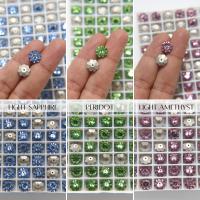 10mm Swarovski Margarita Sew-on Stone (3700) 3 Colors 12/24/72/144 Pieces PREMIUM Materials