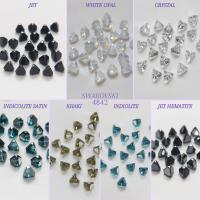 6mm Swarovski 4842 Pyramid Stone Vintage Austrian lead crystal rhinestones jewelry making findings