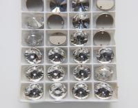Swarovski 3200 14mm Rivoli Sew On Crystal, embroidery, jewelry parts 2/6/12/24 pieces bridal decorations, embroidery materials