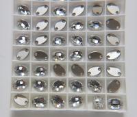 Swarovski 3210 Oval Sew-On 10x7 mm Crystal Sew Bead, embroidery, jewelry parts 2/6/12/24/72 pieces bridal decorations, embroidery material