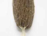 11/0 Hanks Charlotte Cut Beads Crystal Matt Khaki Lined 1/5/25/50/100 Hanks PREMIUM SEED BEADS, Native Supplies