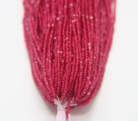 11/0 Hanks Charlotte Cut Beads Ruby Opal 1/5/25/50/100 Hanks 2.0mm jewellery rare glass beads, jewelry supply, Native supply