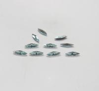 11x3mm Swarovski Light Azore Marquise, New Vintage Pointy Back Navette 4200 crystals, gold foil 6/24 Pieces Jewery making stones gemstones