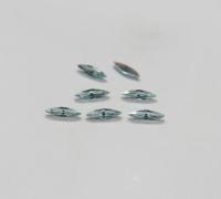 11x3mm Swarovski Light Azore Marquise, New Vintage Pointy Back Navette 4200 crystals, gold foil 6/24 Pieces Jewery making stones gemstones