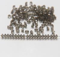 3x5mm Crystal Preciosa Flat Bicone Beads Black Diamond 36/72/144/432/720 Pieces vintage premium beads, wedding embellishments