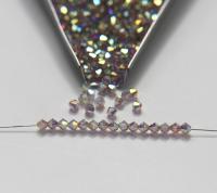 4mm Preciosa Violet 2X Aurore Boreale Bicones Beads 36/72/144/432/720 Pieces PREMIUM MATERIALS,embroidery materials, jewelry supplies