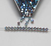 4mm Preciosa Light Colorado Topaz 2X Aurore Boreale Bicones Beads 36/72/144/432/720 Pieces PREMIUM MATERIALS,embroidery materials, jewelry
