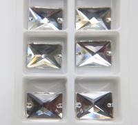 Swarovski 3250 18mm Rectangle Sew On Crystal Sew-On Bead, embroidery, jewelry parts 2/6/12/24 pieces bridal decorations, embroidery material