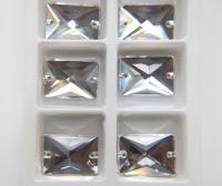 Swarovski 3250 18mm Rectangle Sew On Crystal Sew-On Bead, embroidery, jewelry parts 2/6/12/24 pieces bridal decorations, embroidery material